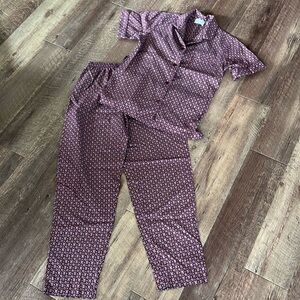 Go Softly 100% Cotton 2 Pc Women’s Pajamas Small